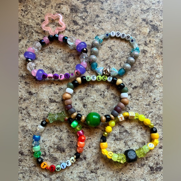 Taylor Swift Bracelets (set of 5) - Picture 2 of 7